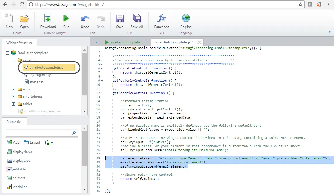 EmailAutocomplete_widgetcode1