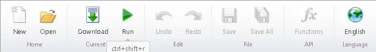 WidgetEditor_Ribbon